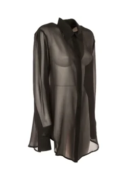 CA-0003-THEUPGEORGETTE BLACK